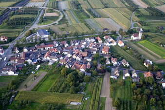 Zimmern district from the south in the district Urloffen in Appenweier in the state Baden-Wuerttemberg, Germany