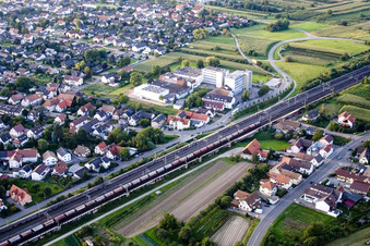 Clock in the district Urloffen in Appenweier in the state Baden-Wuerttemberg, Germany