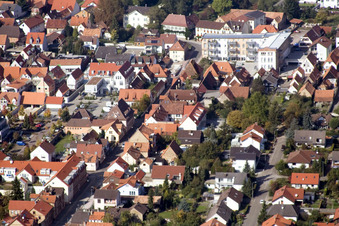 Slevogtstraße Bahnhofstr in Kandel in the state Rhineland-Palatinate, Germany