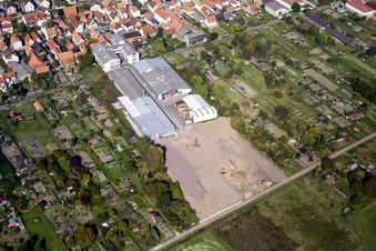New building DBK, in the herb gardens in Kandel in the state Rhineland-Palatinate, Germany
