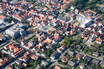 Bahnhofstraße Gartenstraße Hauptstr in Kandel in the state Rhineland-Palatinate, Germany