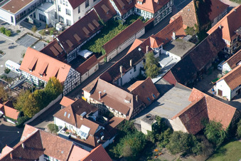 Frankenhofpassage, Bahnhofstr in Kandel in the state Rhineland-Palatinate, Germany
