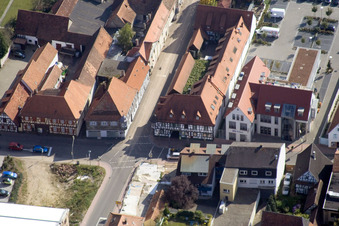 Bahnhofstraße x Hauptstraße x Rheinstr in Kandel in the state Rhineland-Palatinate, Germany