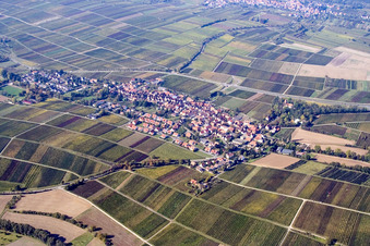 Village view in the district Wollmesheim in Landau in der Pfalz in the state Rhineland-Palatinate, Germany