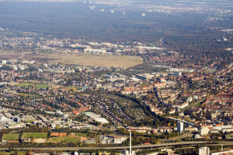 NW City in the district Mühlburg in Karlsruhe in the state Baden-Wuerttemberg, Germany