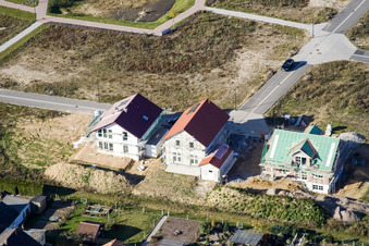 On the high trail in Kandel in the state Rhineland-Palatinate, Germany from a drone