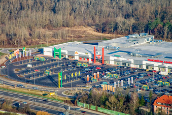 Market baptism in the Maximilian Center in the district Maximiliansau in Wörth am Rhein in the state Rhineland-Palatinate, Germany