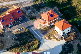 Aerial photograpy of On the high trail in Kandel in the state Rhineland-Palatinate, Germany