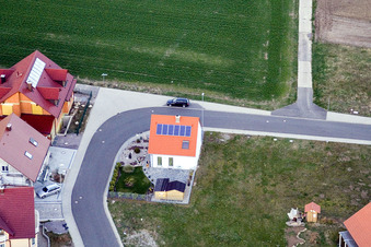 New development area NO in the district Schaidt in Wörth am Rhein in the state Rhineland-Palatinate, Germany from above