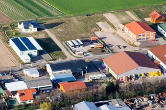 Aerial photograpy of Geräucker in Hatzenbühl in the state Rhineland-Palatinate, Germany