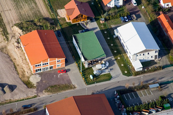 Aerial view of Dieter Wünstel GmbH in Hatzenbühl in the state Rhineland-Palatinate, Germany
