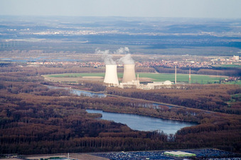 EnBW nuclear power plant in Philippsburg in the state Baden-Wuerttemberg, Germany