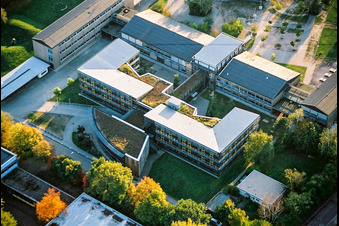 Aerial photograpy of IGS Kandel in Kandel in the state Rhineland-Palatinate, Germany