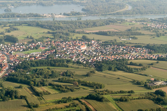 Mothern in the state Bas-Rhin, France from the plane