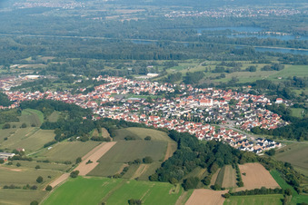 Mothern in the state Bas-Rhin, France viewn from the air