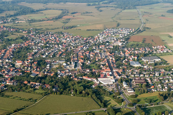 Town View of the streets and houses of the residential areas in the district Freistett in Rheinau in the state Baden-Wurttemberg, Germany
