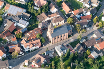 Church building of St. Wendelin in the district Stadelhofen in Oberkirch in the state Baden-Wurttemberg, Germany