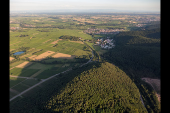 Aerial photograpy of Pfalzklinik Landeck from Norden in Klingenmünster in the state Rhineland-Palatinate, Germany