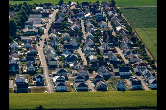 Aerial view of Bread baker in Steinweiler in the state Rhineland-Palatinate, Germany