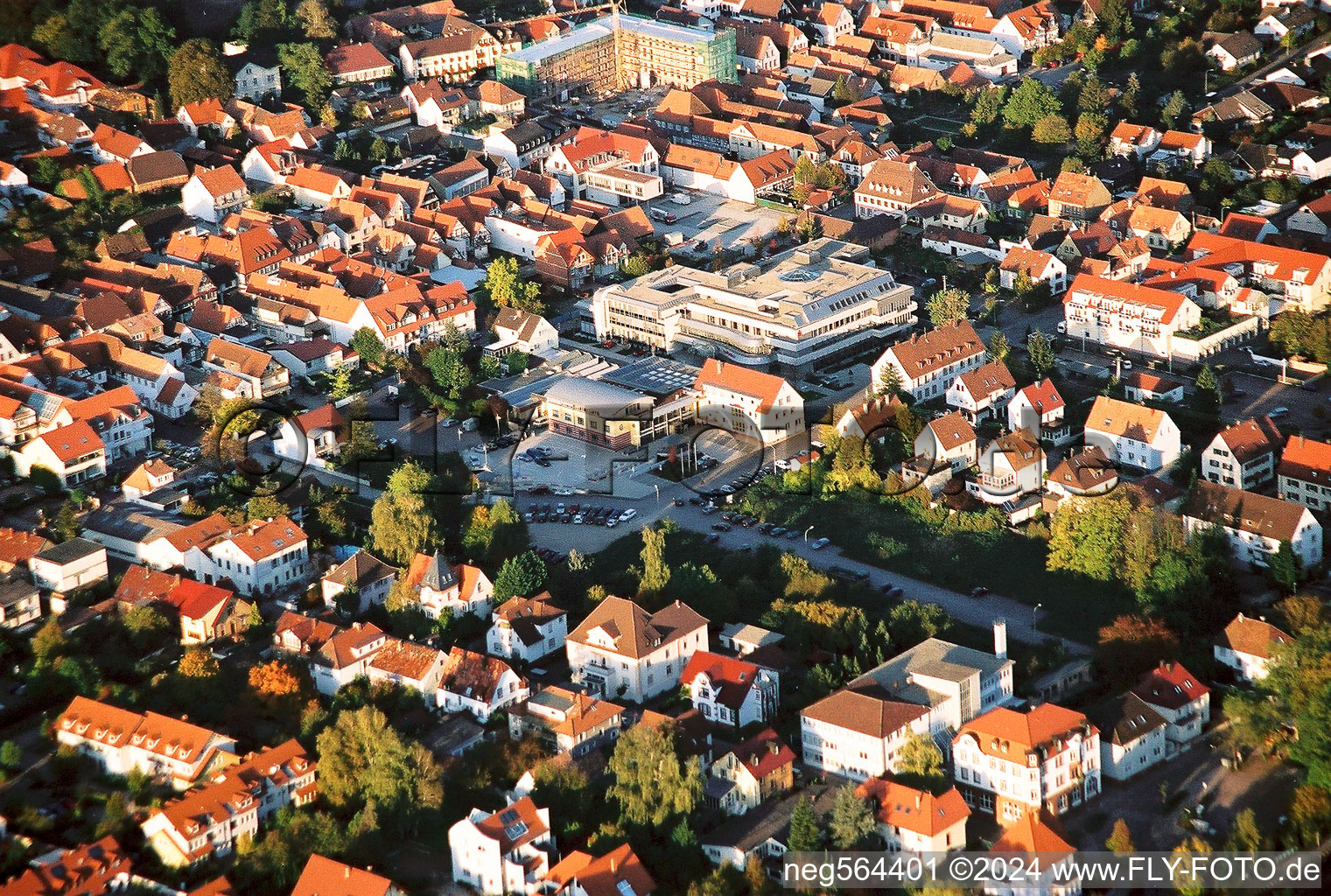 Center Beethovenstraße Municipal Administration Sparkasse in Kandel in the state Rhineland-Palatinate, Germany