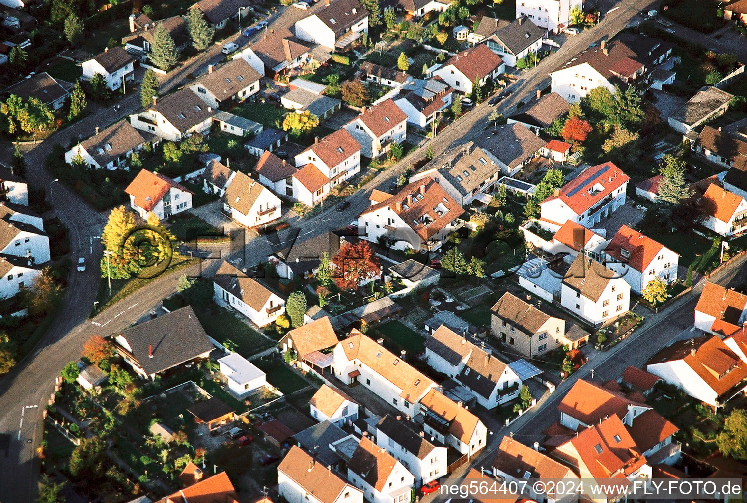 Robert Koch Street in Kandel in the state Rhineland-Palatinate, Germany