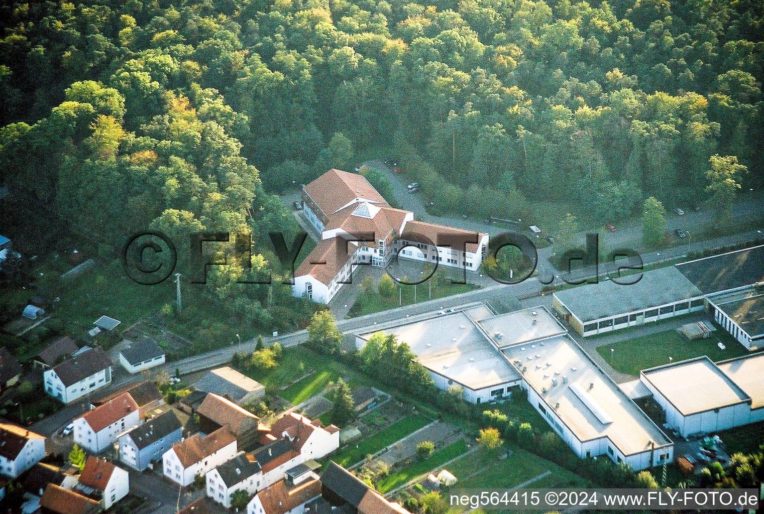 Industrial area in Hatzenbühl in the state Rhineland-Palatinate, Germany