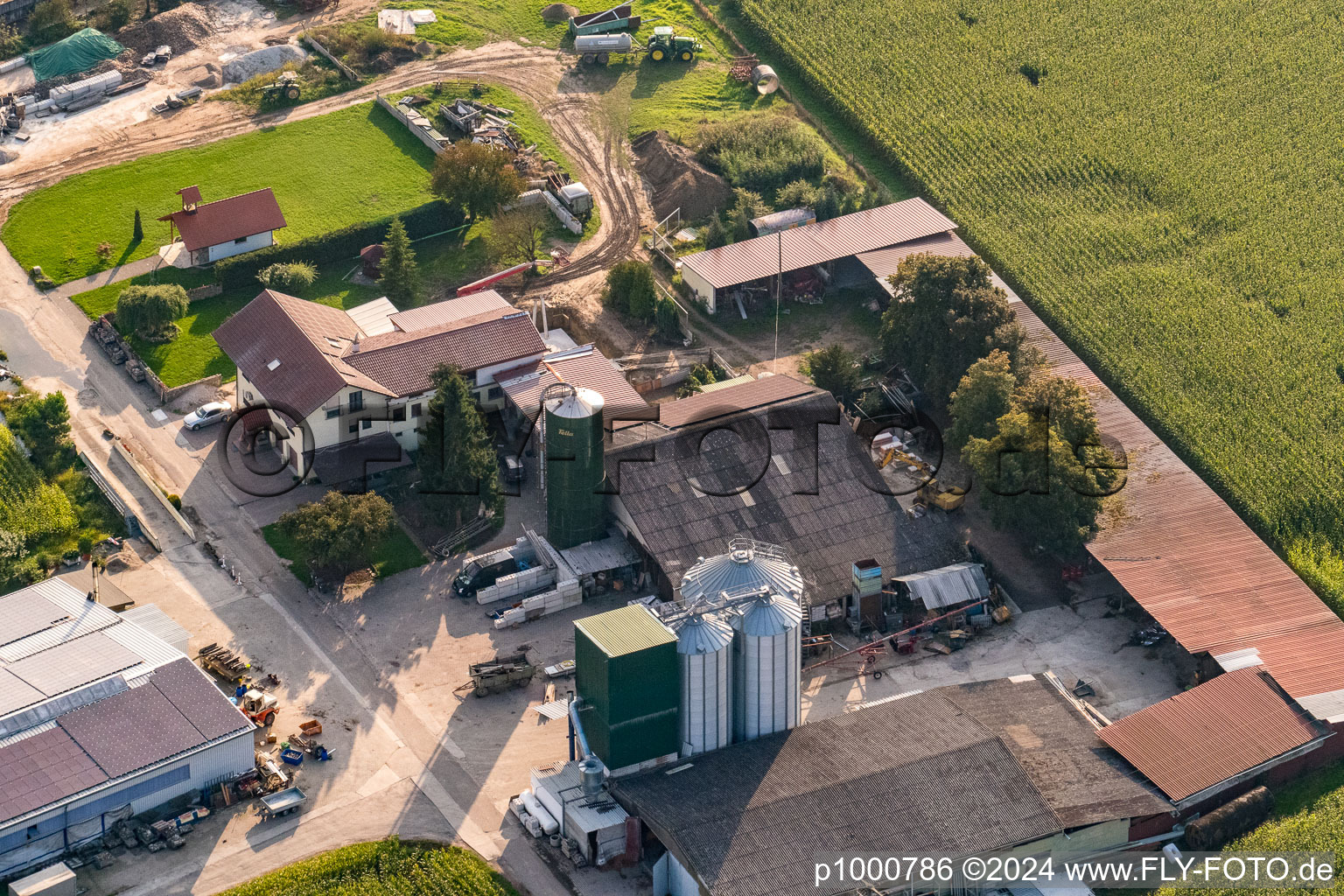 Richard Jungkind Compost in the district Rheinsheim in Philippsburg in the state Baden-Wuerttemberg, Germany