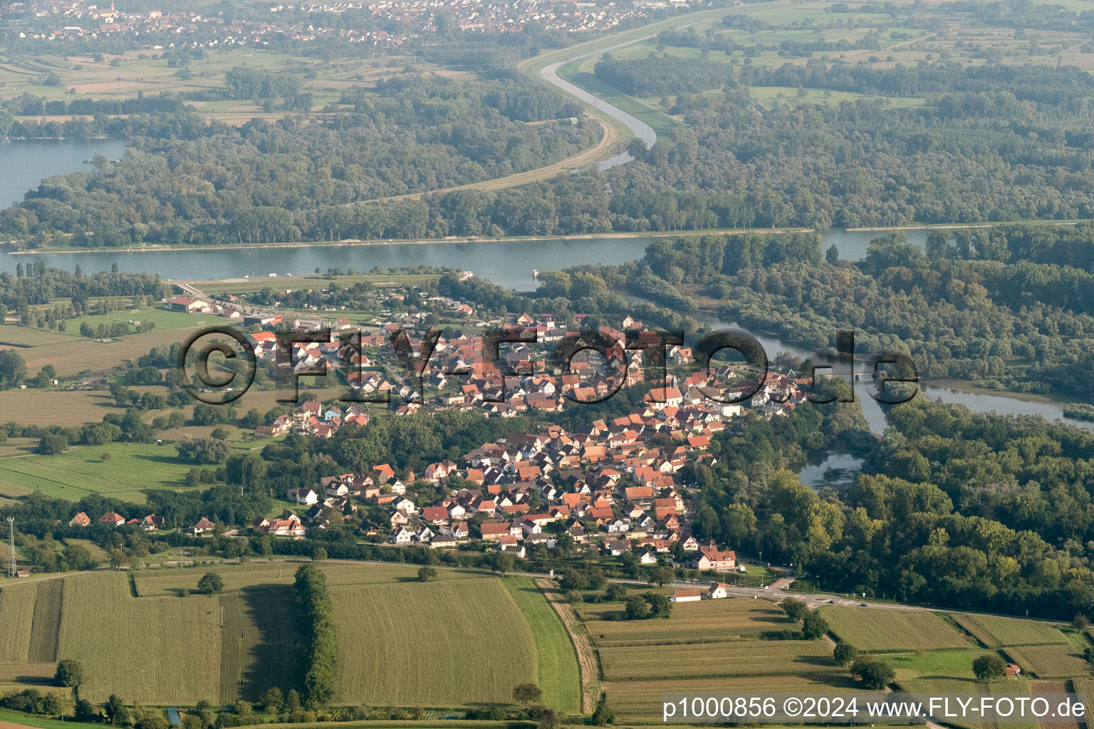 Munchhausen in the state Bas-Rhin, France out of the air