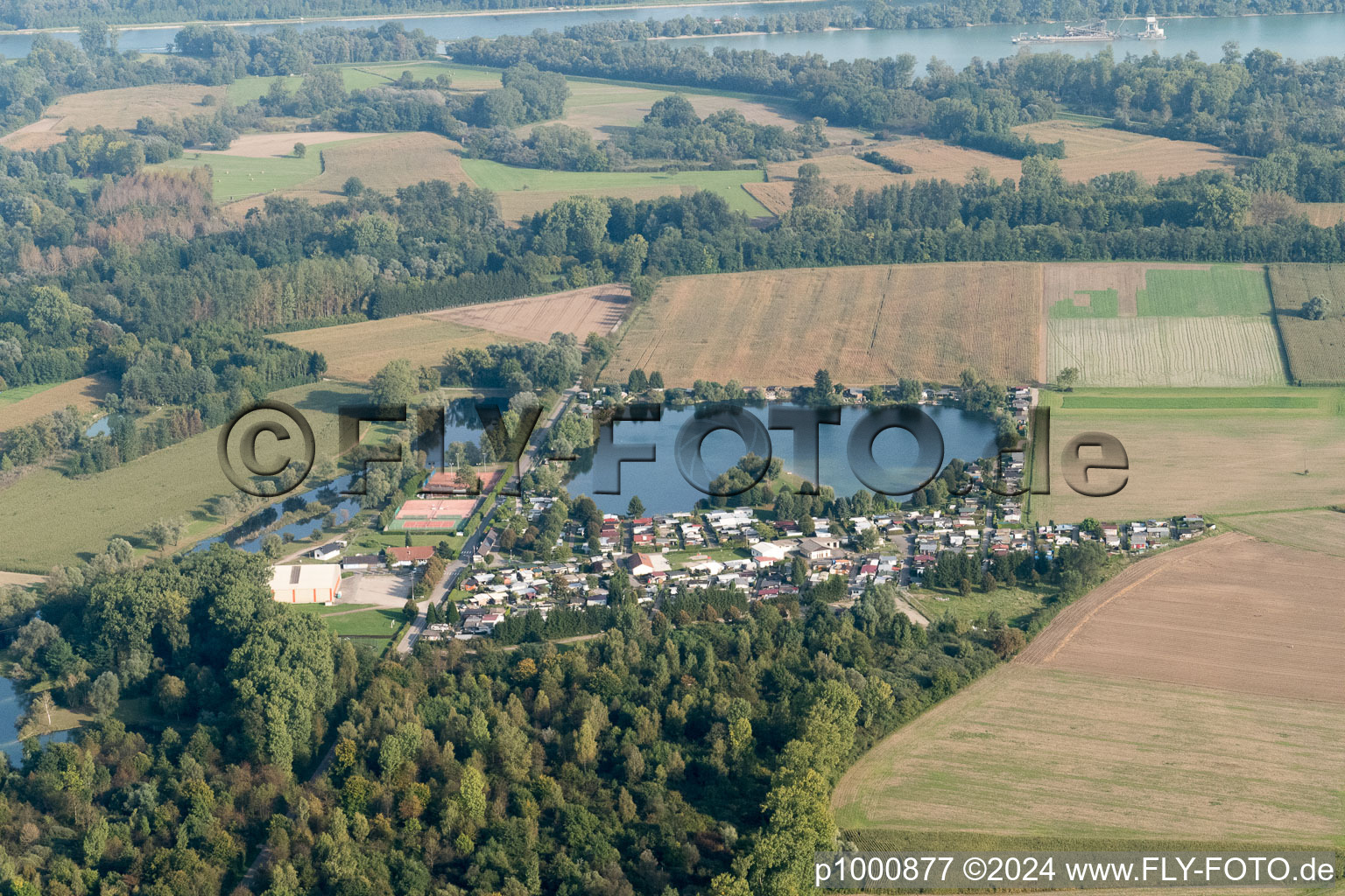 Camping in Beinheim in the state Bas-Rhin, France