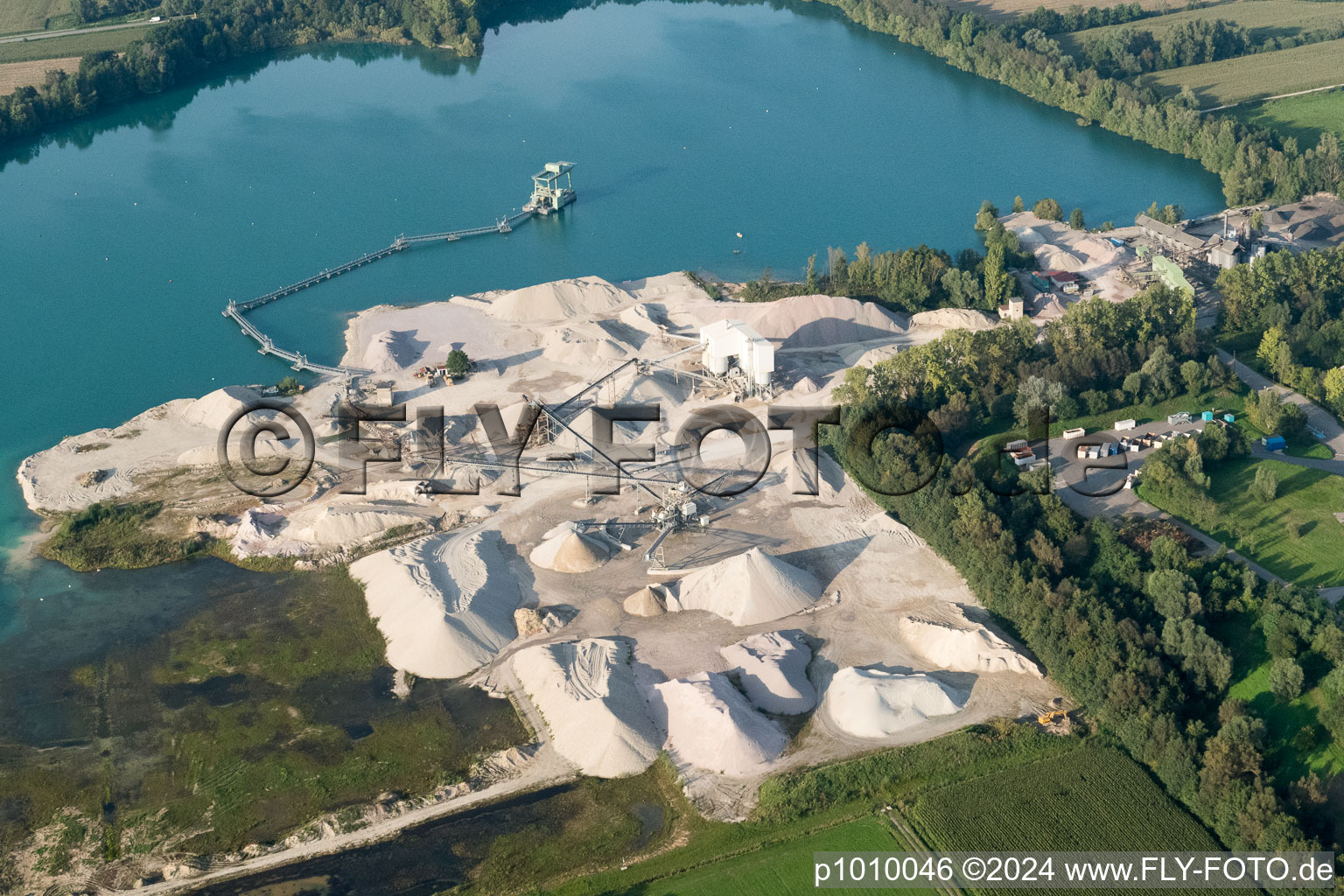 Maiwaldsee in Renchen in the state Baden-Wuerttemberg, Germany