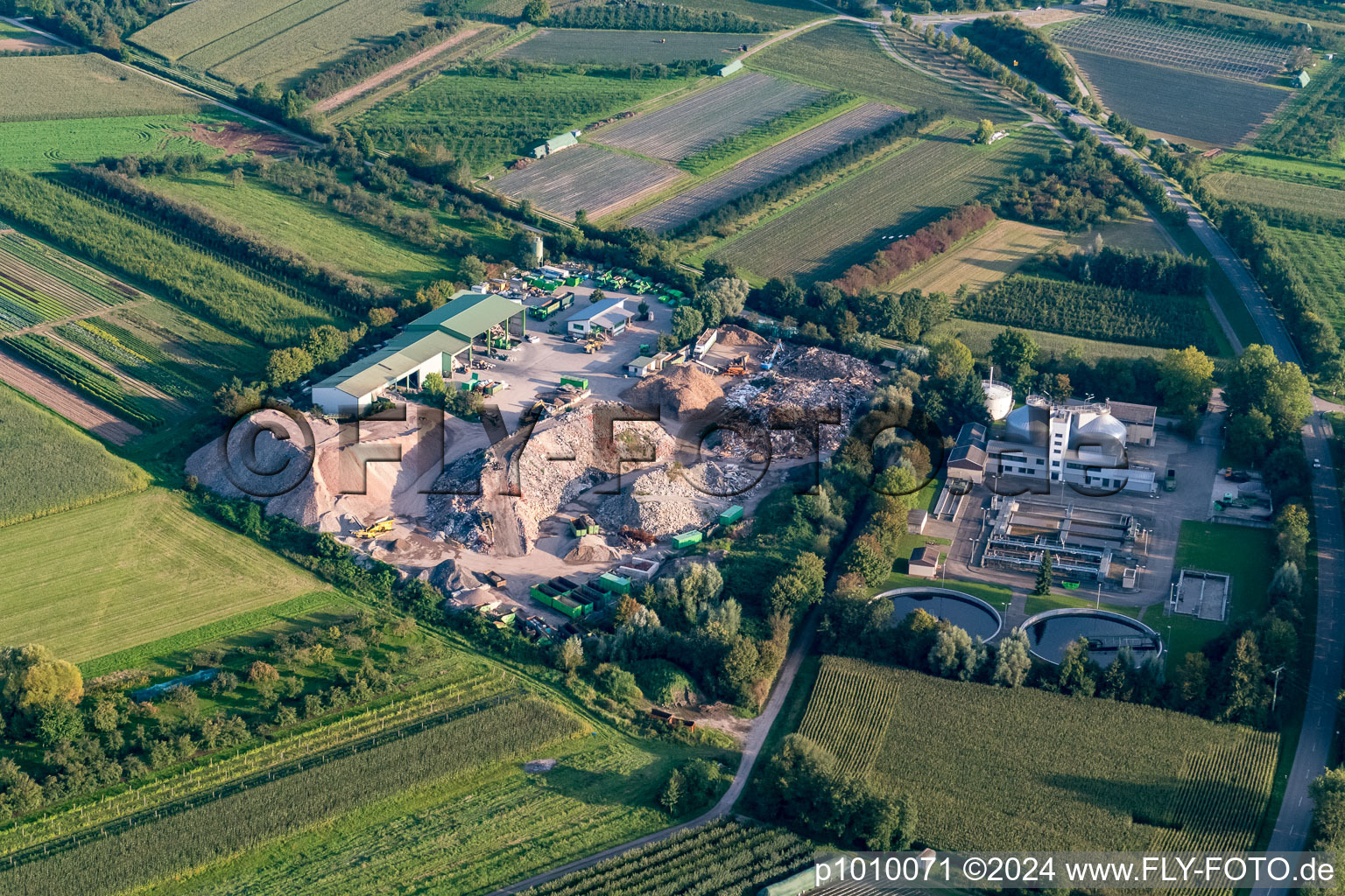 Wastewater Association Vorderes Renchtal, Schwarz Recycling in Renchen in the state Baden-Wuerttemberg, Germany