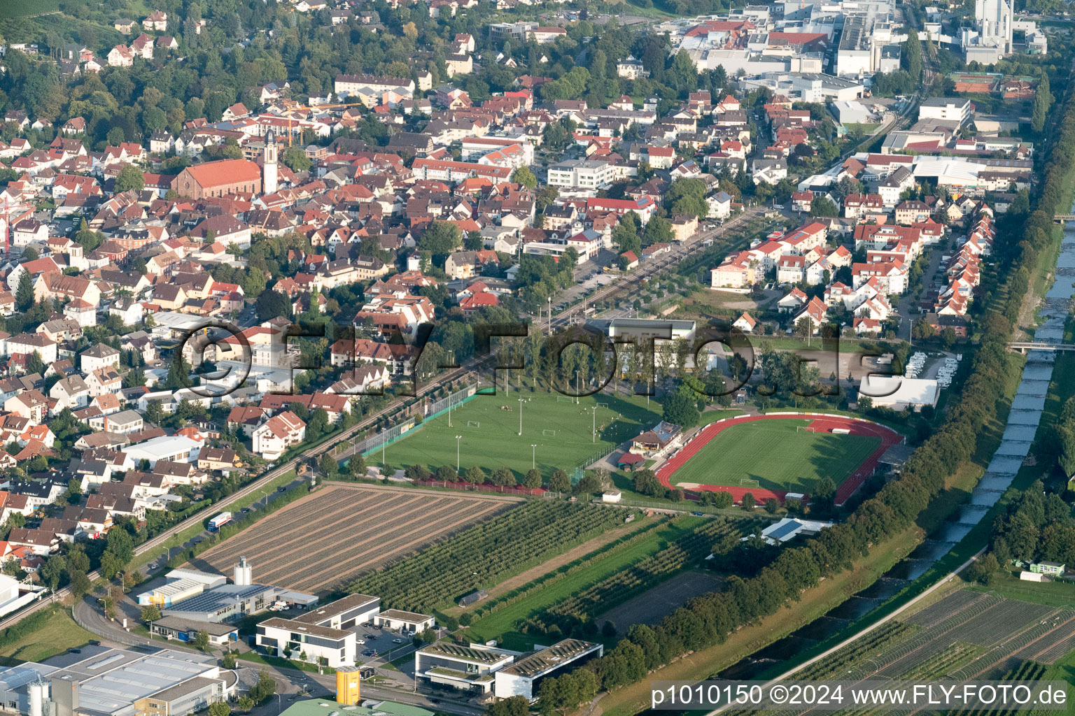 Renchtal Stadium in Oberkirch in the state Baden-Wuerttemberg, Germany