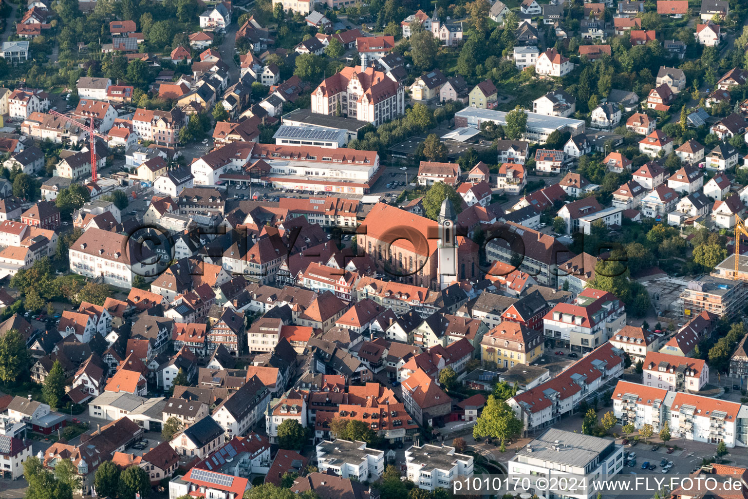 St. Cyriac in the district Gaisbach in Oberkirch in the state Baden-Wuerttemberg, Germany