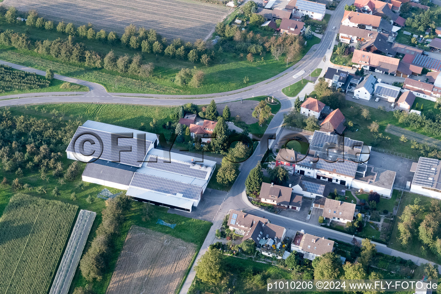 Lindenpl in the district Zusenhofen in Oberkirch in the state Baden-Wuerttemberg, Germany