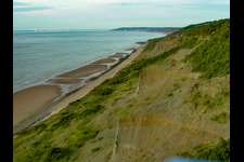 Aerial view of Houlgate in the state Calvados, France