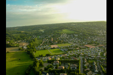 Aerial photograpy of Villers-sur-Mer in the state Calvados, France