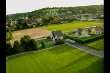 Villers-sur-Mer in the state Calvados, France out of the air