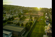 Villers-sur-Mer in the state Calvados, France seen from above