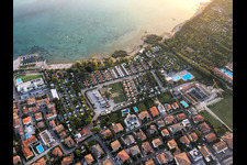Bergamini Beach in Peschiera del Garda in the state Verona, Italy