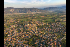 District Piazza in Bedizzole in the state Brescia, Italy