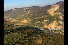 Marble quarries Cava Costruzioni Fontana in Nuvolera in the state Brescia, Italy