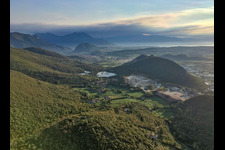 Buco Del Frate in Paitone in the state Brescia, Italy