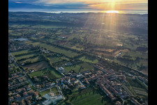 View of Lake Garda in Prevalle in the state Brescia, Italy