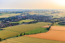 From the southwest in Wesselburen in the state Schleswig Holstein, Germany