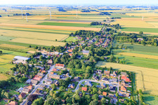 Aerial view of From the north in Barlt in the state Schleswig Holstein, Germany