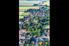 Aerial photograpy of From the north in Barlt in the state Schleswig Holstein, Germany