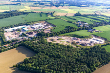 Site waste and recycling sorting of KBA Kompost,-Bauschutt-und Altstoff T&T GmbH and Co. KG in Bargenstedt in the state Schleswig-Holstein, Germany
