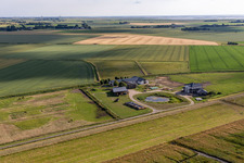 Schäperweg in Wesselburenerkoog in the state Schleswig Holstein, Germany