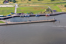 The Eider flood barrier in Toenning in the state of Schleswig-Holstein