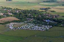 MeerGrün campsite in the district Süderdeich in Tating in the state Schleswig Holstein, Germany